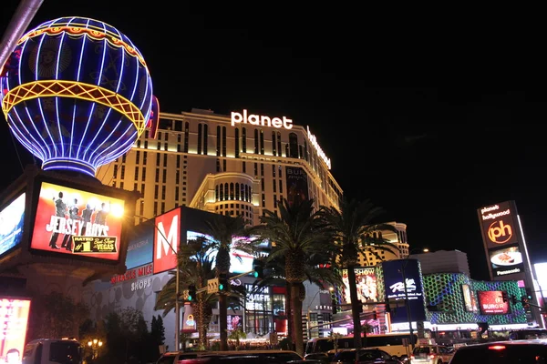 Las Vegas Strip by night. — Stock Photo, Image