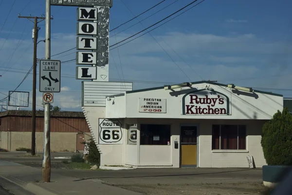 Arizona Route 66 yolda Historic Motel — Stok fotoğraf