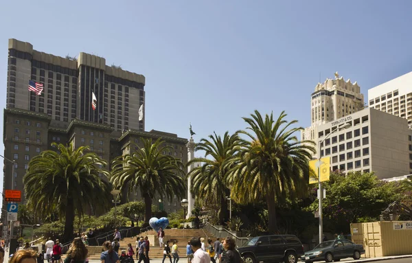 Union Square in Downtown San Francisco — Stockfoto