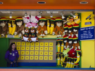 Dart bir Star Oyun Santa Cruz eğlence parkı