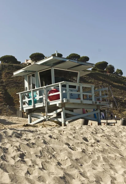 Life Guard Tower in Malibu Beach — Stockfoto