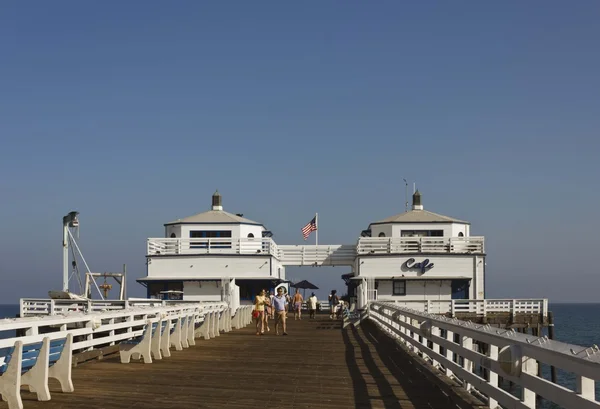 Malibu Pier promenade — Stockfoto