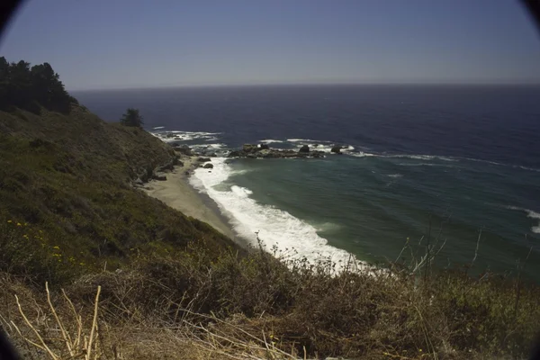 Californië kusten vanaf Pacific Coast Highway, Route — Stockfoto