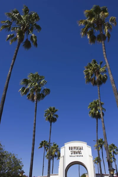 Toegangspoort voor de Universal Studios Hollywood — Stockfoto