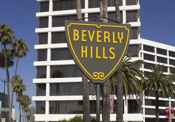 Zeichen von Beverly Hills — Stockfoto