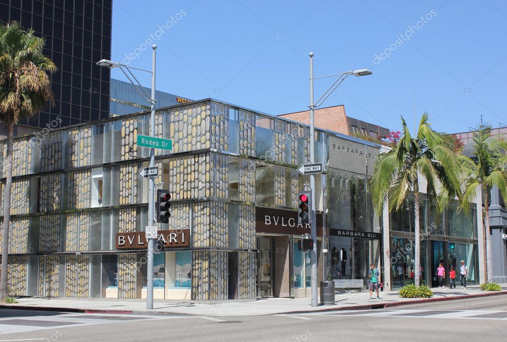 Bulgari shop in the famous Rodeo Drive 