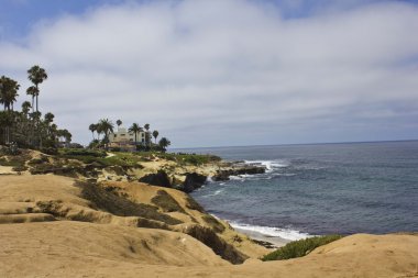 La Jolla kıyı şeridi, San Diego, doğal görünümü
