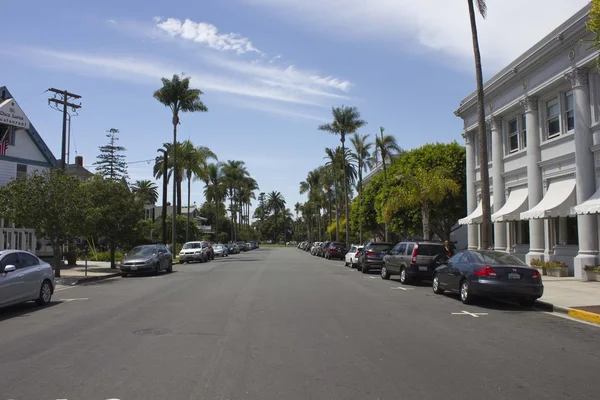 Coronado Island street in San Diego — Stock Photo, Image