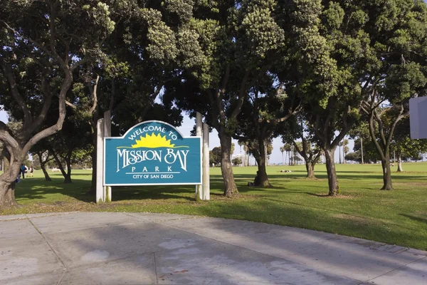 San Diego Mission Bay Park entrance — Stock Photo, Image
