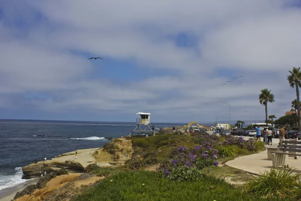 La Jolla kustlijn, San Diego, schilderachtig uitzicht — Stockfoto