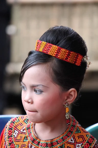 Portret van een jong meisje Toraja — Stockfoto