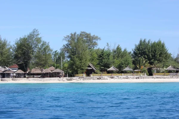 Gili Islands from Bali Sea — Stock Photo, Image