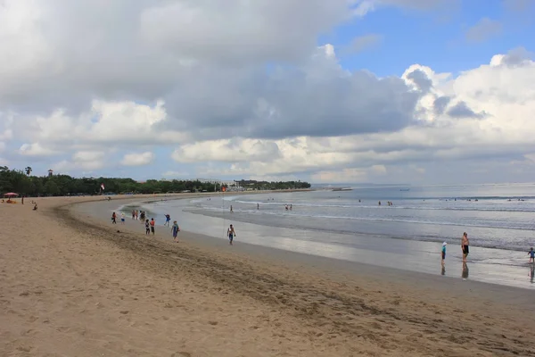 Översikt över Kuta Beach, Indonesien — Stockfoto