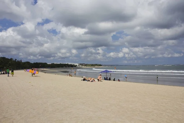 Panoramica della spiaggia di Kuta — Foto Stock