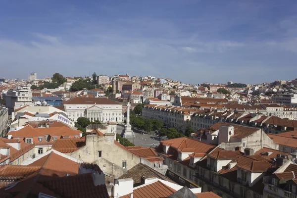 Lisboa Rossio vista general — Foto de Stock