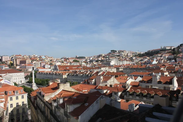 Vista general del centro de Lisboa — Foto de Stock