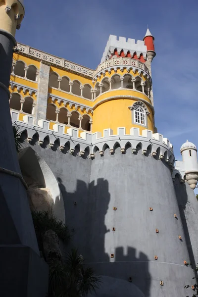 Vista do fundo do Castelo da Pena em Sintra — Fotografia de Stock