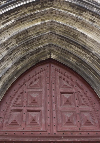 Convento giriş kapı yapmak Carmo — Stok fotoğraf