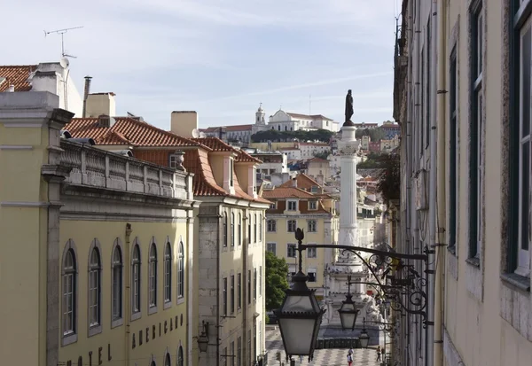 Rossio kare sütununda Pedro IV