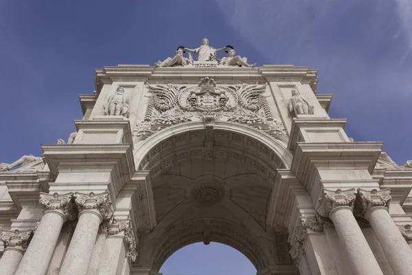 Arc de triomphe de Rua Augusta à Lisbonne — Photo