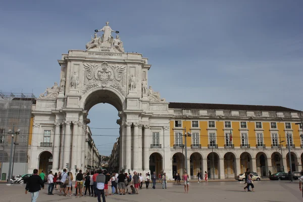 Placa do comercio in Lissabon — Stockfoto