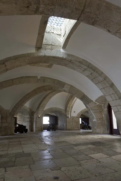Casamata interior del bastión principal de la Torre de Belem — Foto de Stock