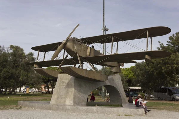 Santa Cruz Fairey deniz uçağı anıt — Stok fotoğraf