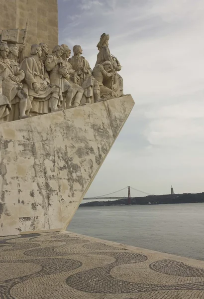 Monument av upptäckterna i Lissabon — Stockfoto