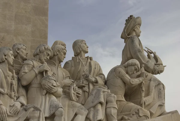 Close up detail of the Monument of the Discoveries — Φωτογραφία Αρχείου