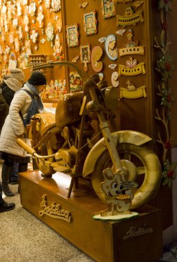 Harley Davidson el ahşap hazırlanmış