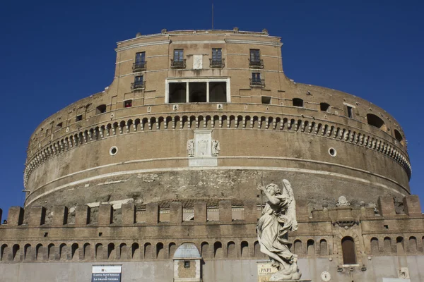 Castel Sant 'Angelo Fachada frontal — Foto de Stock