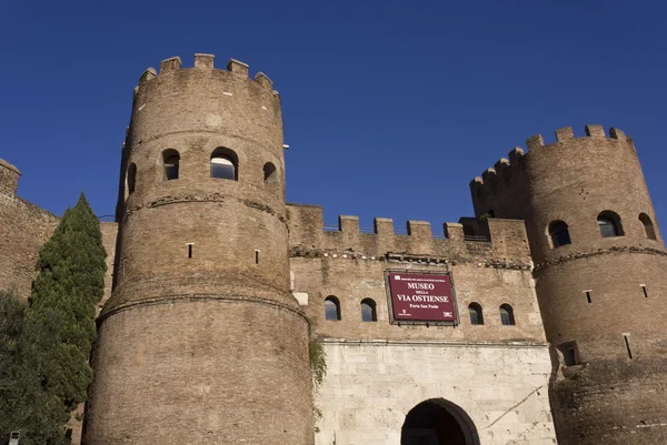 Porta San Paolo Gate Roma — Stok fotoğraf