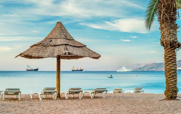 Sandy beach, Eilat, İsrail