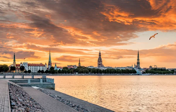 Beautiful View City Riga Latvia — Stock Photo, Image