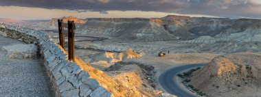 Doğal görünümü üzerinde Ein Avdat Milli Parkı