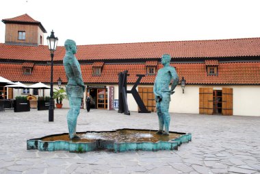 Prague, Çek Cumhuriyeti - Ağustos 28, 2011: form o çeşme