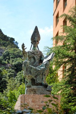 heykel abat olibe (fundator, montserrat) Manastırı, 