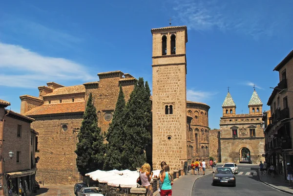 Toledo, İspanya, Ağustos 19, 2011. eski tow caddeleri — Stok fotoğraf