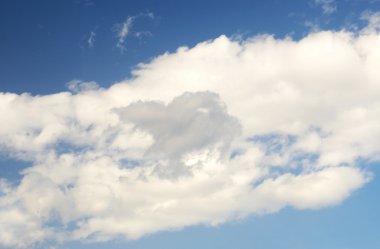 Karşı şeytanın başkanı beyaz bulutlar gibi tuhaf kara bulut ve