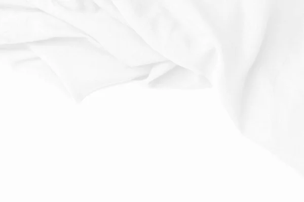 Абстрактная Белая Прохлада Белом Фоне Текстурированный Абстрактный Фон Хлопок Текстиль — стоковое фото