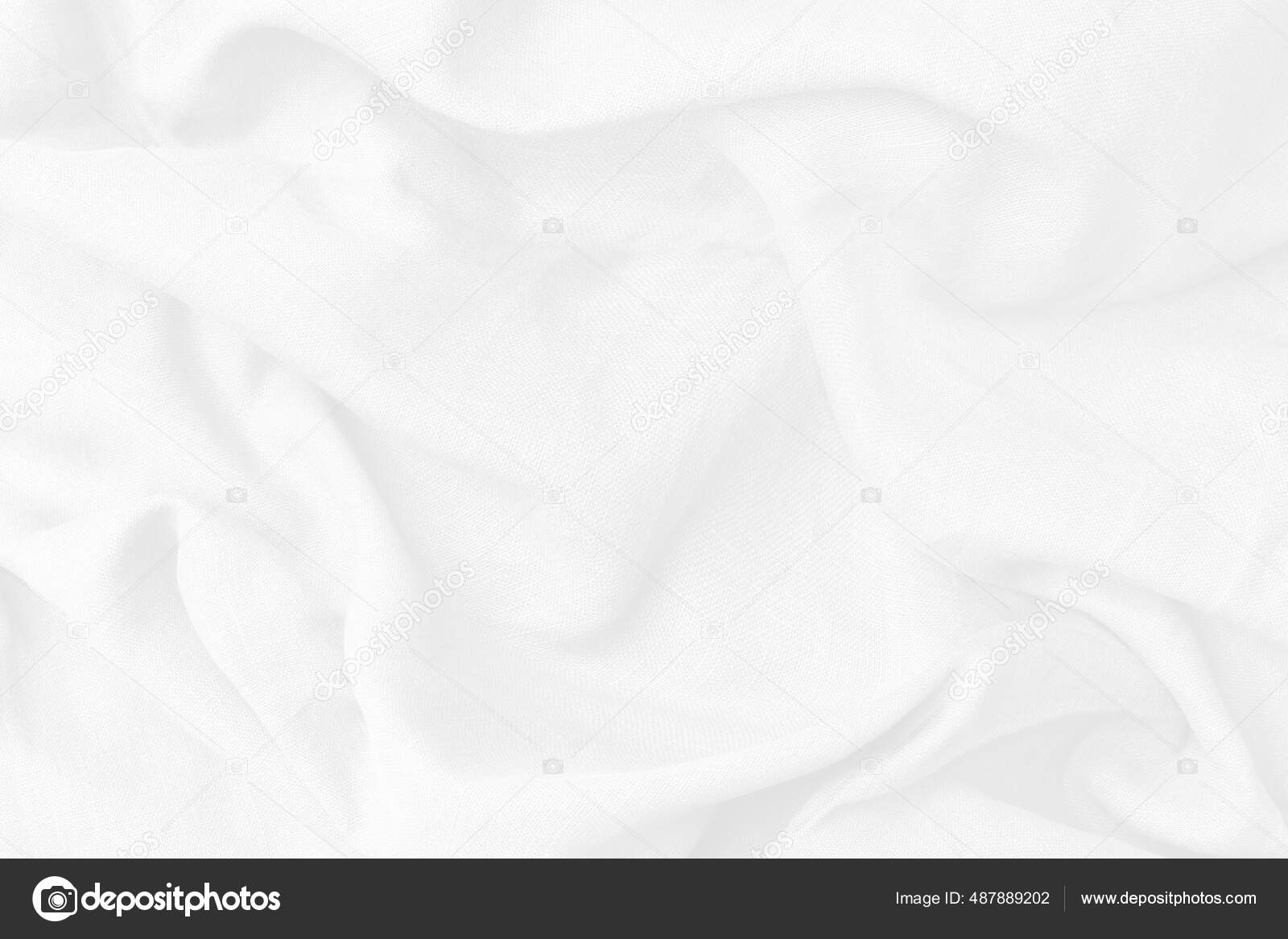 Texture Of White Cotton Fabric With Arbitrary Bends And Wave, Close-up  Abstract Background Stock Photo, Picture and Royalty Free Image. Image  93532682.