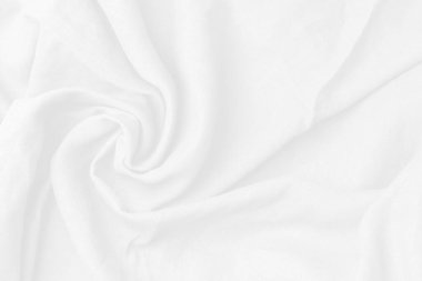 Soyut kumaş dokusu lüks bir arka plana benziyor. Pamuk beyazı kumaşın yumuşak bir görünüşü vardır. Arkaplan, arkaplan için uygun bir dalga gibi..