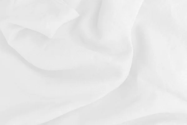 Абстрактный Фон Роскошная Белая Ткань Выглядит Жидкой Волной Море Текстура — стоковое фото
