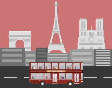 Paris'te Çift katlı alçak taban
