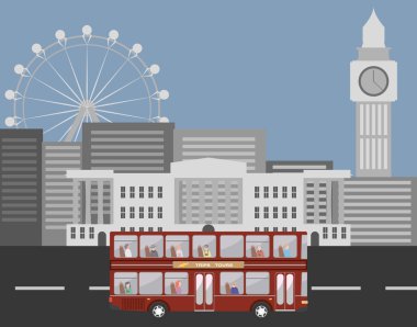 Londra'nın Çift katlı alçak taban