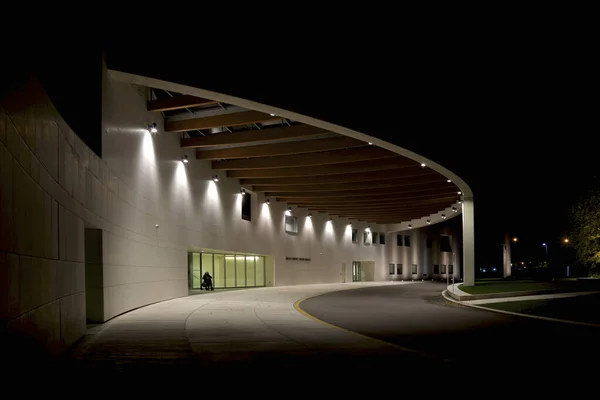 Ismaili Centre Toronto Ontario Canadá Por Noche — Foto de Stock