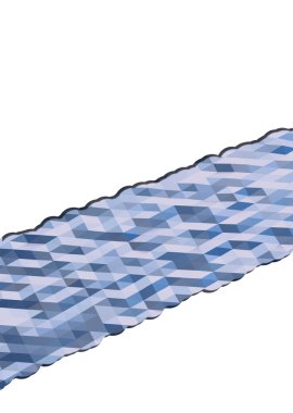 Mavi broşür şablonu arka plan