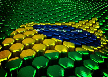 Brezilya arka plan Tema - 3d render