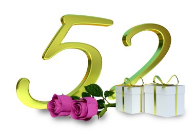 pembe Gül - 52th konseptiyle elli birinci doğum günü