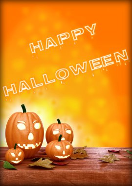 Cadılar Bayramı partisi tasarım şablonu ile kabak